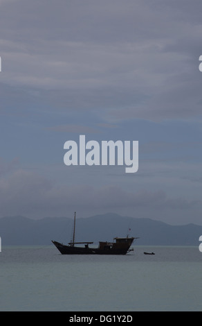 Bobhut Strand, Fischerdorf, Koh Samui, Thailand Stockfoto