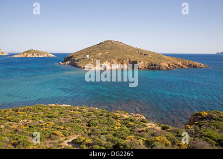 Europa, Griechenland, Dodekanes, Insel Patmos, Agios Georgios Insel Stockfoto