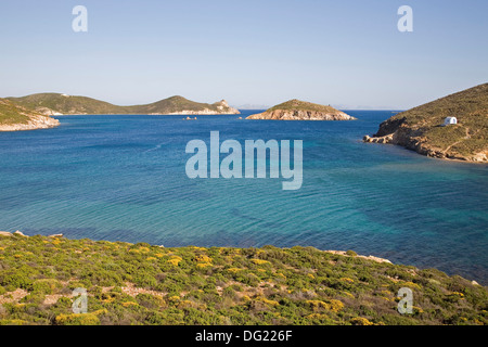 Europa, Griechenland, Dodekanes, Insel Patmos, Agios Georgios Insel Stockfoto