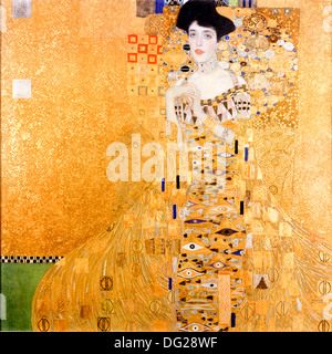 Portrait von Adele Bloch-Bauer I durch Gustav Klimt, 1907 Stockfoto