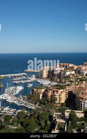 Yacht, Hafen, Fontvieille, Monaco, Monte Carlo Stockfoto