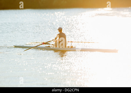 Kanada, Ontario, St. Catharines, Royal Henley Regatta singles Rudern Stockfoto