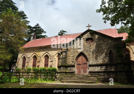 Alte britische koloniale Kirche, Kirche St. Johan, Nainital, Uttarakhand, Indien Stockfoto