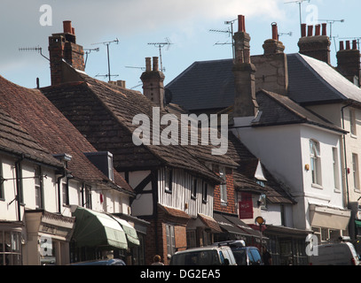 Die kleine Stadt Steyning in West Sussex Stockfoto