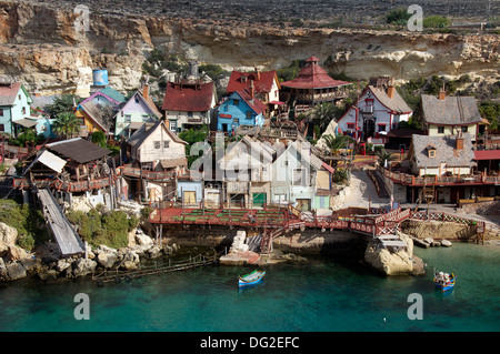 Popeye Village Mellieha Malta Stockfoto