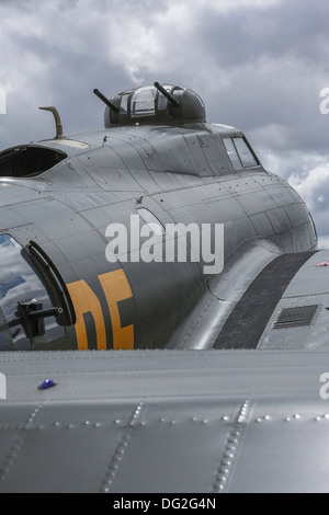 Boeing B - 17G Flying Fortress Flugzeuge (Sally B), Duxford Airshow, Cambridgeshire, England, Vereinigtes Königreich Stockfoto