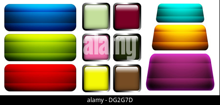 Button-set Stockfoto