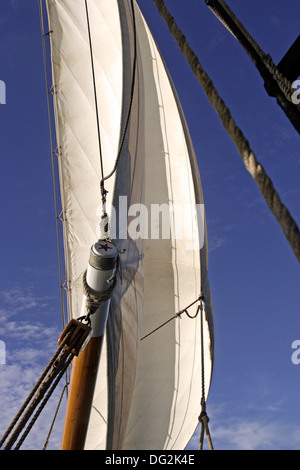 Windjammer-Lewis R. French Segeln Penobscott Bay Maine Küste New England USA Stockfoto