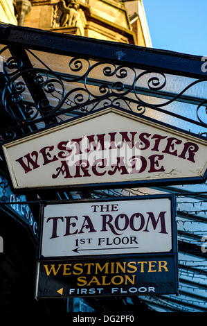 Westminster Arcade Harrogate Yorkshire Stockfoto