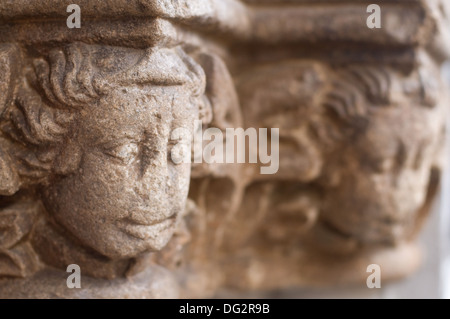 Architektonische Details in königlichen Kloster Santa Maria de Guadalupe. Caceres, Spanien Stockfoto