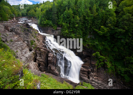 Beaupre, Canyon Ste-Anne, Quebec, Kanada, Nordamerika-Rutsche-Sainte-Anne Stockfoto