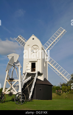 Windmühle, Clayton, West Sussex, England. 19. Jahrhundert Mais Windmühle. Stockfoto