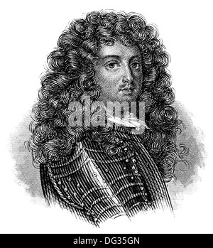 Porträt von Louis XIV, Louis le Grand, 1638-1715, König von Frankreich und Navarra, genannt der Sonnenkönig oder le Roi-Soleil, Stockfoto