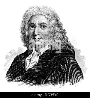 Alain-René Lesage, 1668-1747, französischer Schriftsteller Stockfoto