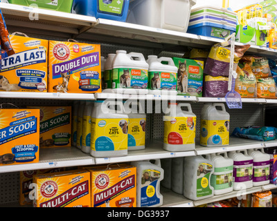 Kmart Kitty Litter Store-Display, NYC Stockfoto