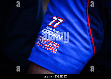 Andrew Jordon, 2013 britischer Tourenwagen-Champion. Brands Hatch Rennstrecke, UK. Stockfoto