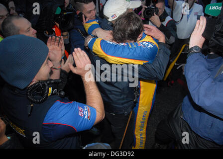 Andrew Jordon, 2013 britischer Tourenwagen-Champion. Brands Hatch Rennstrecke, UK. Stockfoto