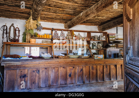 El Tiendita (Dorfladen), El Rancho De La Golondrinas, Los Pinos Road, Santa Fe, New Mexico Stockfoto