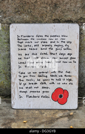 In Flanders Fields Stockfoto