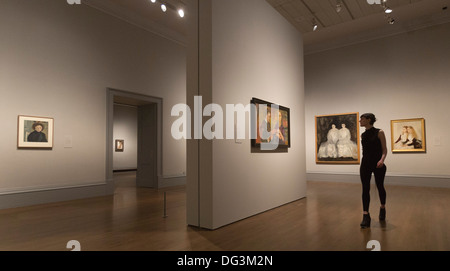 "Mit Blick auf die moderne: The Portrait in Wien 1900' - Ausstellung in der National Gallery, London, Presse-Preview, nur zur redaktionellen Nutzung Stockfoto