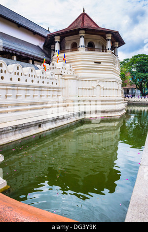 Tempel des heiligen Zahns Relic (Tempel des Zahns) (Sri Dalada Maligawa) in Kandy, Sri Lanka, Asien Stockfoto