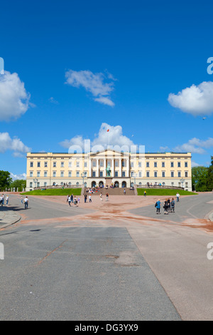 Royal Palace (Slottet), Oslo, Norwegen, Skandinavien, Europa Stockfoto