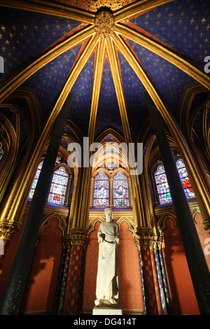 St. Louis IX häufig St. Louis, die Sainte-Chapelle, Paris, Frankreich, Europa Stockfoto