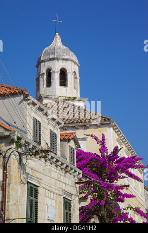 Kirche St. Nikolaus, Cavtat, Dubrovnik Riviera, Dalmatien, Dalmatien, Kroatien, Europa Stockfoto