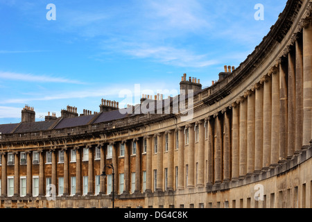 Royal Crescent, Bath, Somerset, England, Vereinigtes Königreich Stockfoto