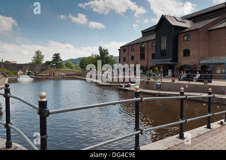 Monmouthshire und Brecon Canal Bassin Stockfoto