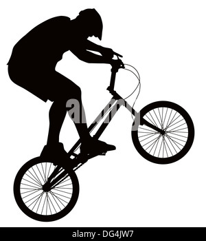 Biker-silhouette Stockfoto