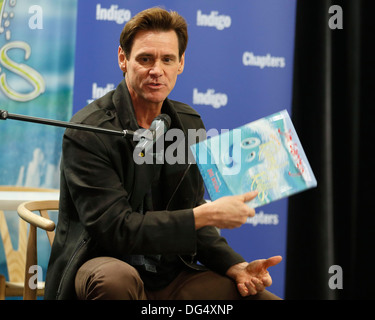 Jim Carrey in Indigo Buchhandlung in Toronto sein erste Kinderbuch zu fördern Stockfoto