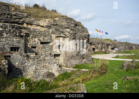 Ersten Weltkrieg ein Fort de Douaumont, Lothringen, Schlacht von Verdun, Frankreich Stockfoto