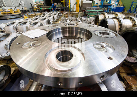 Hersteller von mechanischen Getriebe Wikov MGI öffnet sich eine neue Entwicklung und Testcenter von Getrieben in Hronov, Tschechische Republik, 14. Oktober 2013. (David Tanecek) Stockfoto