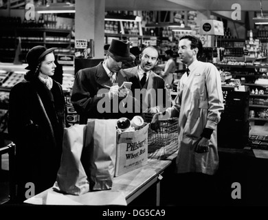 Gene Tierney und Tyrone Power on - der Film "Die wunderbare Drängen", Twentieth Century Fox, 1948 Stockfoto