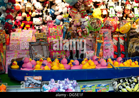 Hook-a-Ente Stand auf Stratford-upon-Avon Mop fair, UK Stockfoto