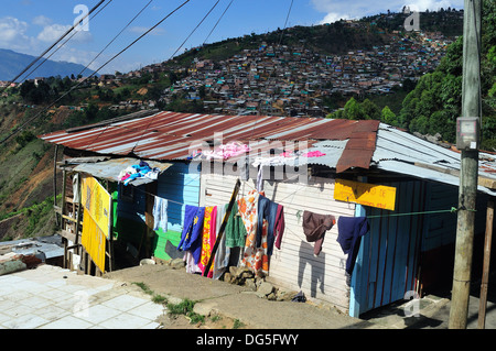 Santo Domingo-Distrikt in MEDELLIN. Abteilung von Antioquia. Kolumbien Stockfoto