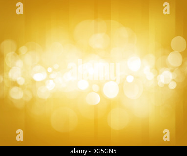 Abstrakte gelber Hintergrund mit bokeh Stockfoto