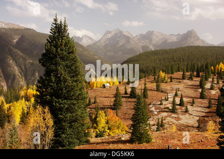 Molass pass, Rio Grande National Forest, Colorado, USA Stockfoto