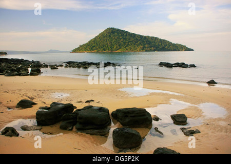 Koh Kon-Insel von Koh Rong Samlon Insel, Golf von Thailand, Kambodscha, Südost-Asien Stockfoto