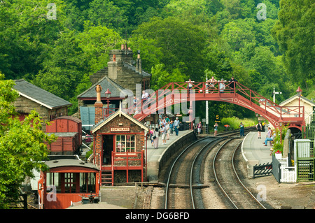 Goathland Station, Eskdale, North Yorkshire, England Stockfoto