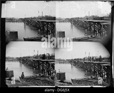 Brücke am weißen Haus landen, Pamunkey River 529301 Stockfoto