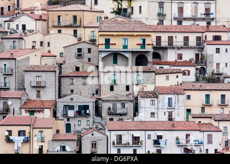 Castelmezzano Italien Stockfoto