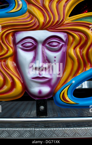 Kirmes Fahrt Kunstwerk auf Stratford Mop Messe Stockfoto