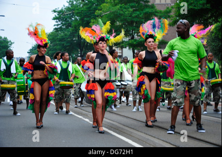 Sommer-Karneval in Rotterdam, NL. Drücken Sie nur verwenden. Stockfoto