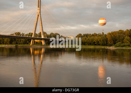 Die Fusse Brücke über die Weichsel, am 19. September 2013. Stockfoto