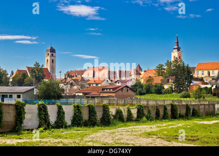 Stadt von Krizevci in Prigorje Region in Kroatien Stockfoto