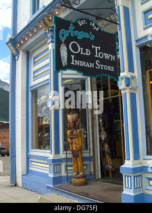 Ein Zigarrenladen indisch, Silverton, Colorado Stockfoto