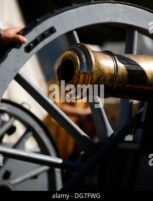 Eine antike Kanone verwendet im Bürgerkrieg Stockfoto