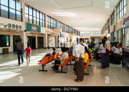 Nyaung U Flughafen Mandalay-Division, Myanmar, Asien Stockfoto